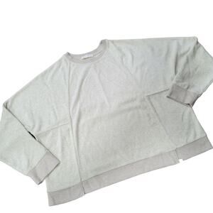 New In Brand Oversized Split Hem Seamed Sweatshirt Size Large